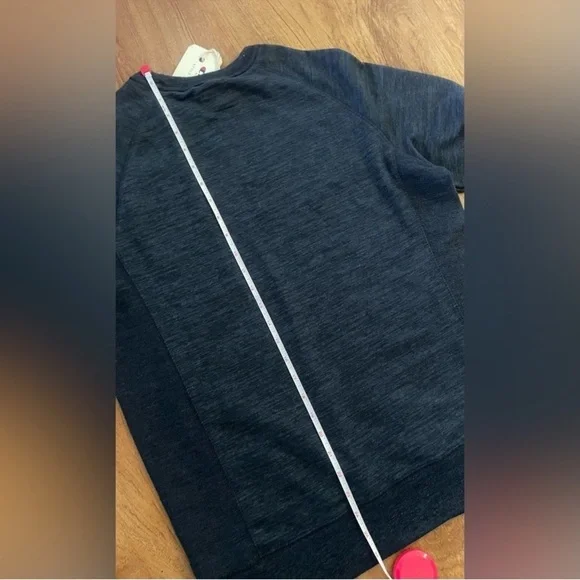 NEW Champion Men's Crew Neck Deep Navy Blue Sweater Sporty Athleisure Sz Small - Picture 5 of 6